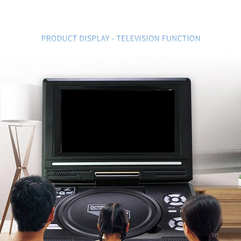 DVD Player 7.8 Inch Multimedia Digital CD Players 270 Degree Rotation Screen +Remote Control Supplies EU Plug