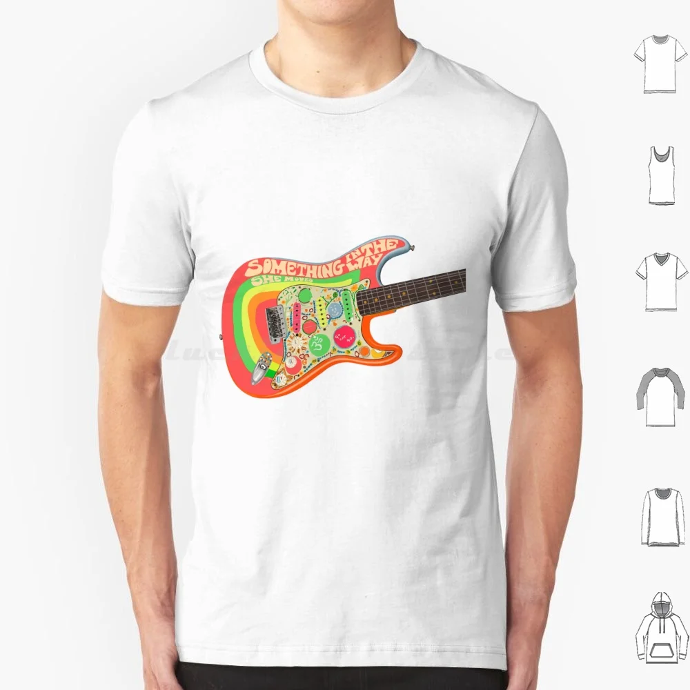 George's Strat T Shirt Big Size 100% Cotton The 1960s 60s 1970s 70s Psychedelic Hippie Swinging Sixties Mod Rocker And Roll