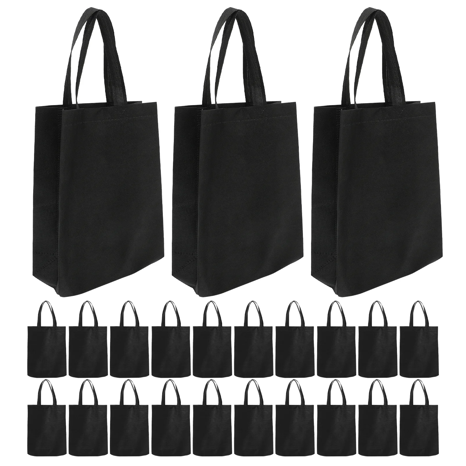 Sacs fourre-tout Non tissés, 30 pièces, sac cadeau réutilisable, léger, Design Compact, sac à main de Shopping, fourre-tout de voyage, sacs de courses pliables