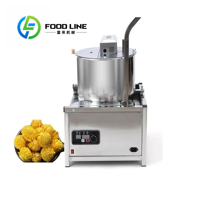 Energy Saving Caramel Popcorn Making Machine Coated Popcorn Making Caramel Sugar Popcorn Coating Machine