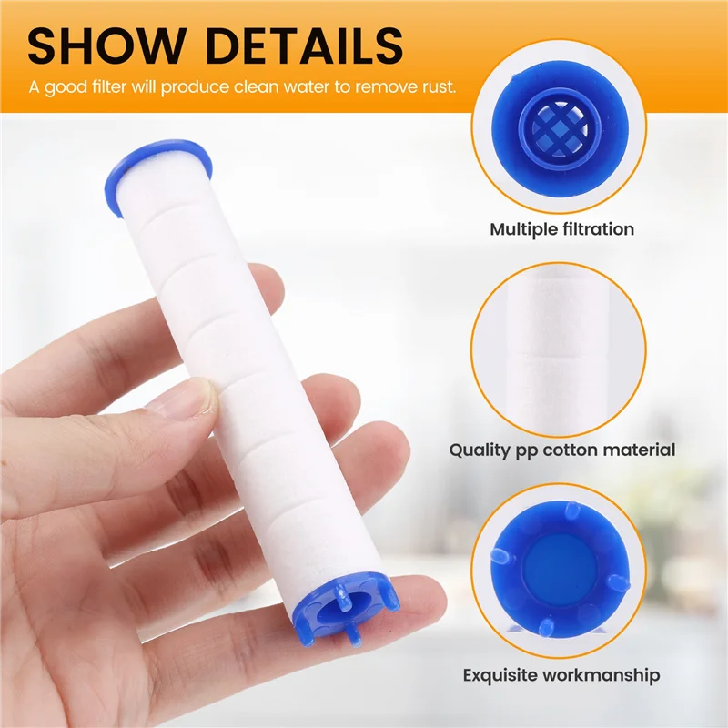 ABNG 5 قطع فلتر الدش اليدوي الأساسية حوض الاستحمام في الحمام فلتر الدش الأساسية لتنقية المياه