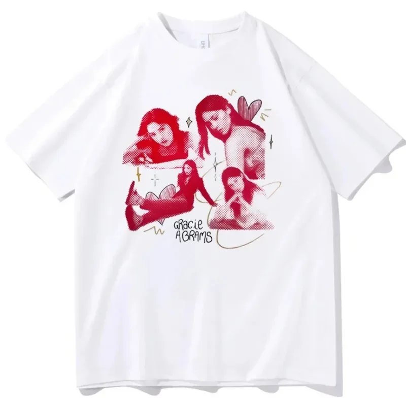 جرايسي أبرامز تي شيرت نسائي مخدر هاراجوكو هيب هوب كاواي الباستيل تي شيرت نسائي عصري مخدر جرافيك أنيمي عتيق