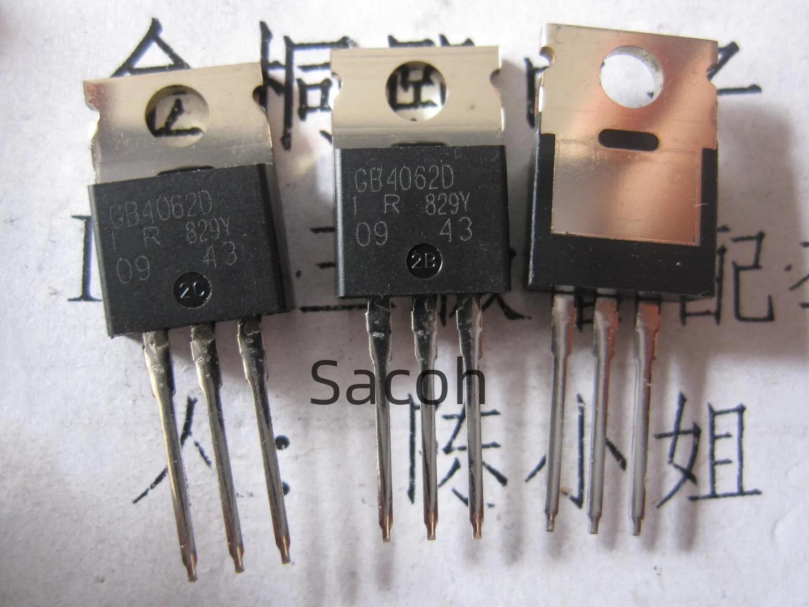 

New Original 5Pcs/Lot GB4062D IRGB4062DPBF IRGB4062D MOSFET TO-220 600V 24A