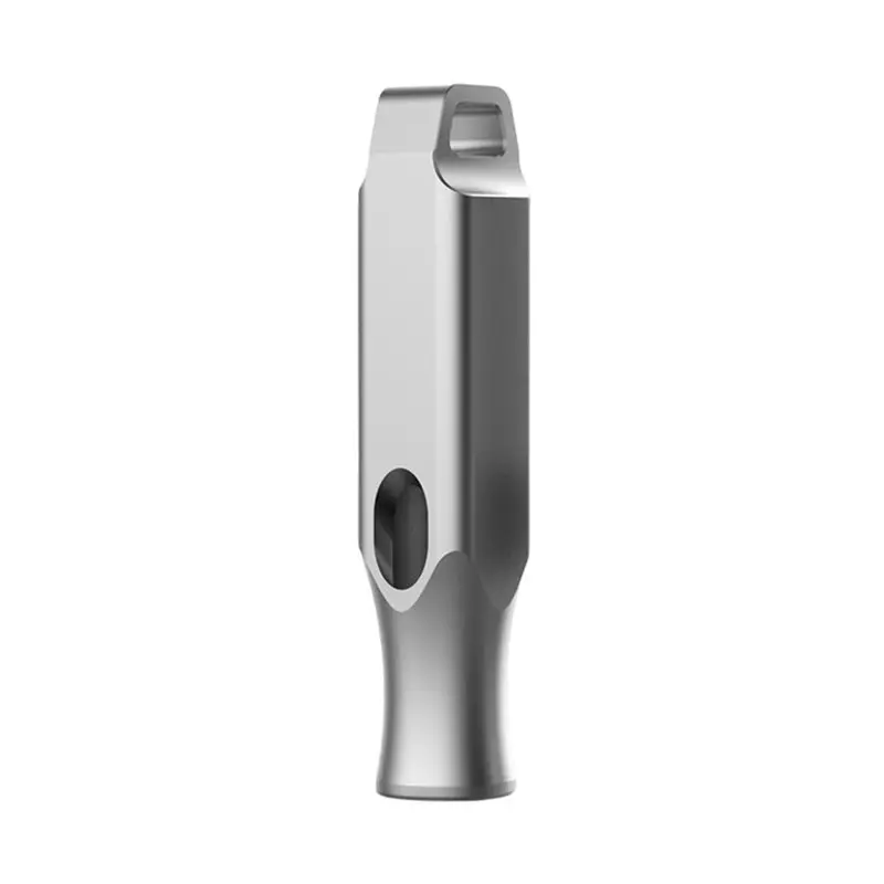 

[NEW!ABKG】 Emergency Camping Hiking Whistle Titanium Alloy Outdoor EDC Survival Keychain Mini Loud Safety Whistle For Travel