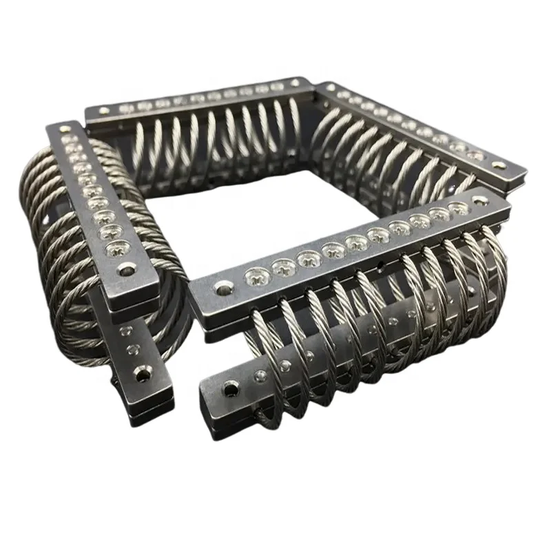 Consola de remolque de energía aeroespacial, cámara de Dron, protección contra golpes y vibración, aislador helicoidal de acero inoxidable JGX-0400D-31.5A