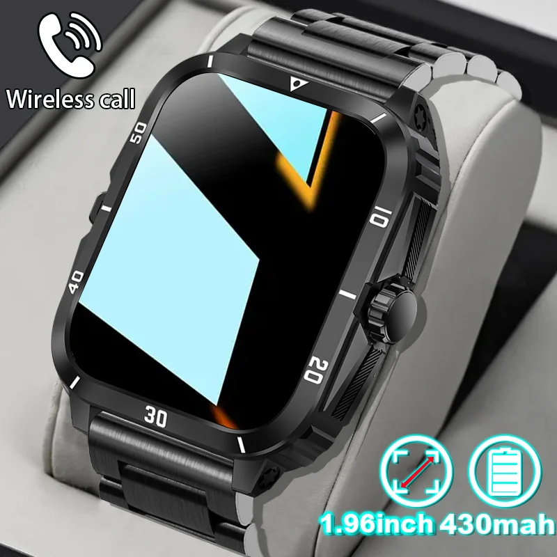 

2025 Military Smart Watch Men 3ATM Waterproof Outdoor GPS Sports Fitness Tracker Health Monitoring Smartwatch Men 400mAh Watches