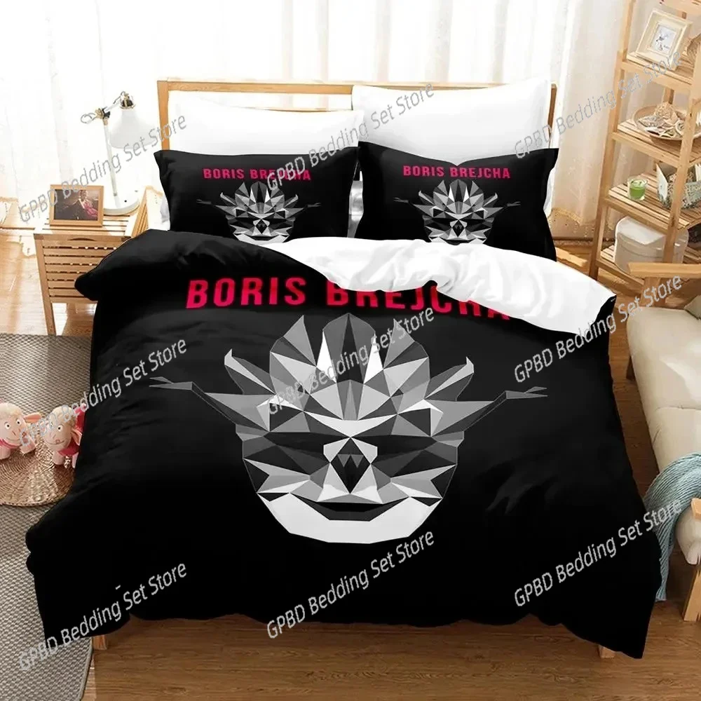 2024 BORIS BREJCHA Boys Bedroom Quilt Cover Single Double Full Queen King Size Air Conditioning Printed Duvet Cover Bedding Set