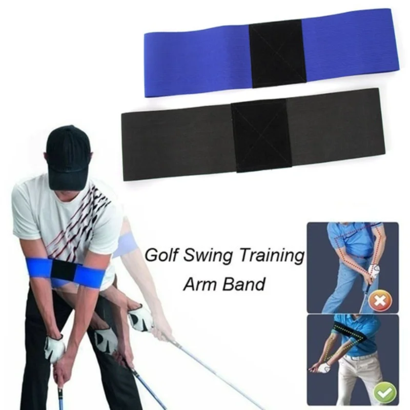 Golf arm posture correction belt Professional Elastic Golf Swing Trainer Arm Band Belt Gesture Alignment Training Aid for Golf