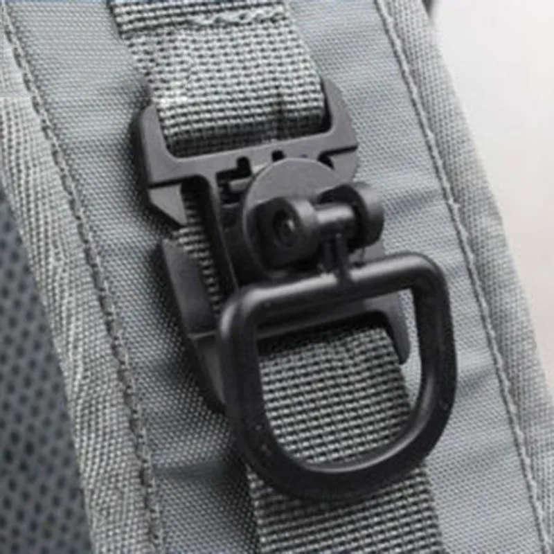 1PCS MOLLE Sternum Strap System Swivel D-Ring Rotation Buckle 18MM 25MM Webbing