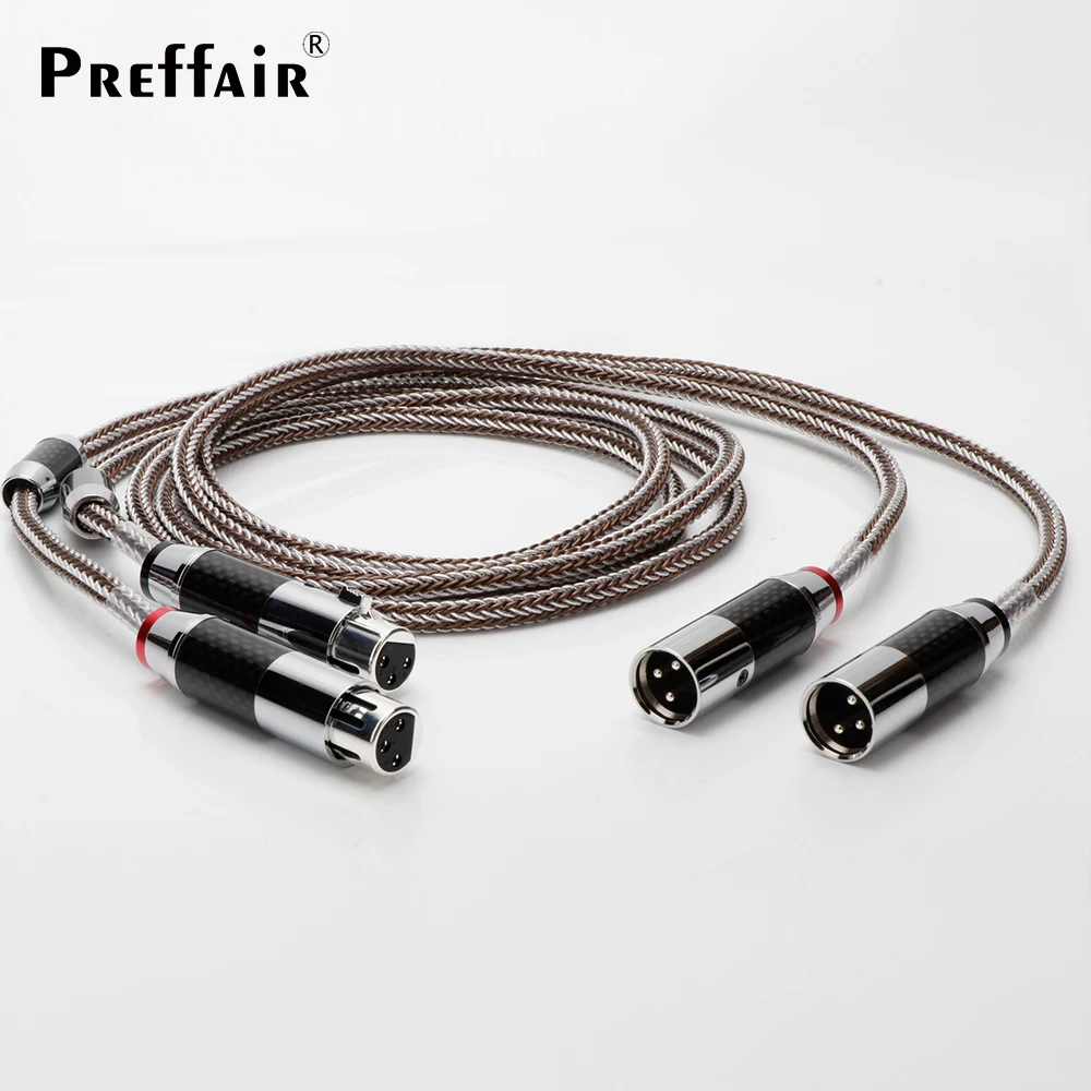 Preffair X459XR1801 HIFI Balanced Cable 16 Strands XLR Male to Female 3Pin Jack Extension Cable For Microphone