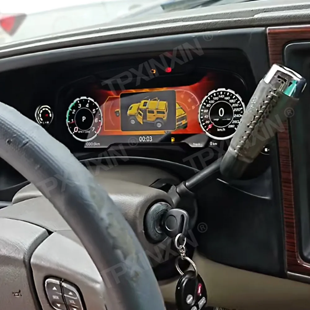 

12,3-дюймовый ЖК-цифровой приборный кластер для Cadillac Escalade Chevrolet Tahoe GMV Yukon 2001-2007, умный одометр, спидометр