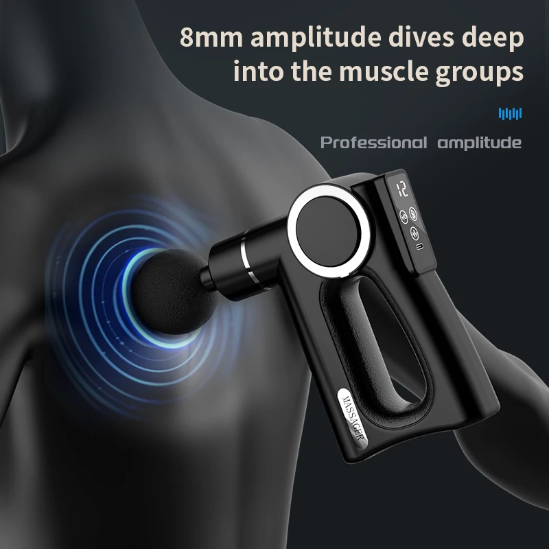 Mini Fascia Gun Vibration Massage Draagbare Kleine Massageapparaat Spierontspanning Lichaamsmassage Fitnessapparatuur