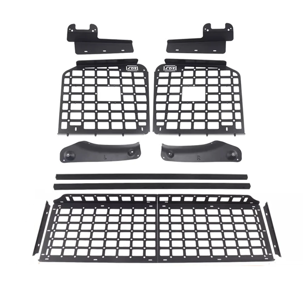 

Rear Racks Accessories For Nissan Patrol Y62 Side Window Molle Cargo Storage Organization Patrol Y62 Roof Rack Modification