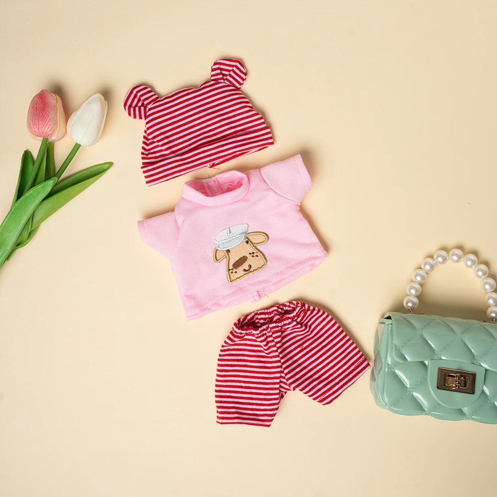 Puppenkleidung für 12 Zoll (30 cm) Reborn-Babypuppen, Kleid, Overall, Puppenkleidung, amerikanische Puppenzubehörteile für Puppen-DIY-Spielzeug, Geschenk für Mädchen – Detail 5