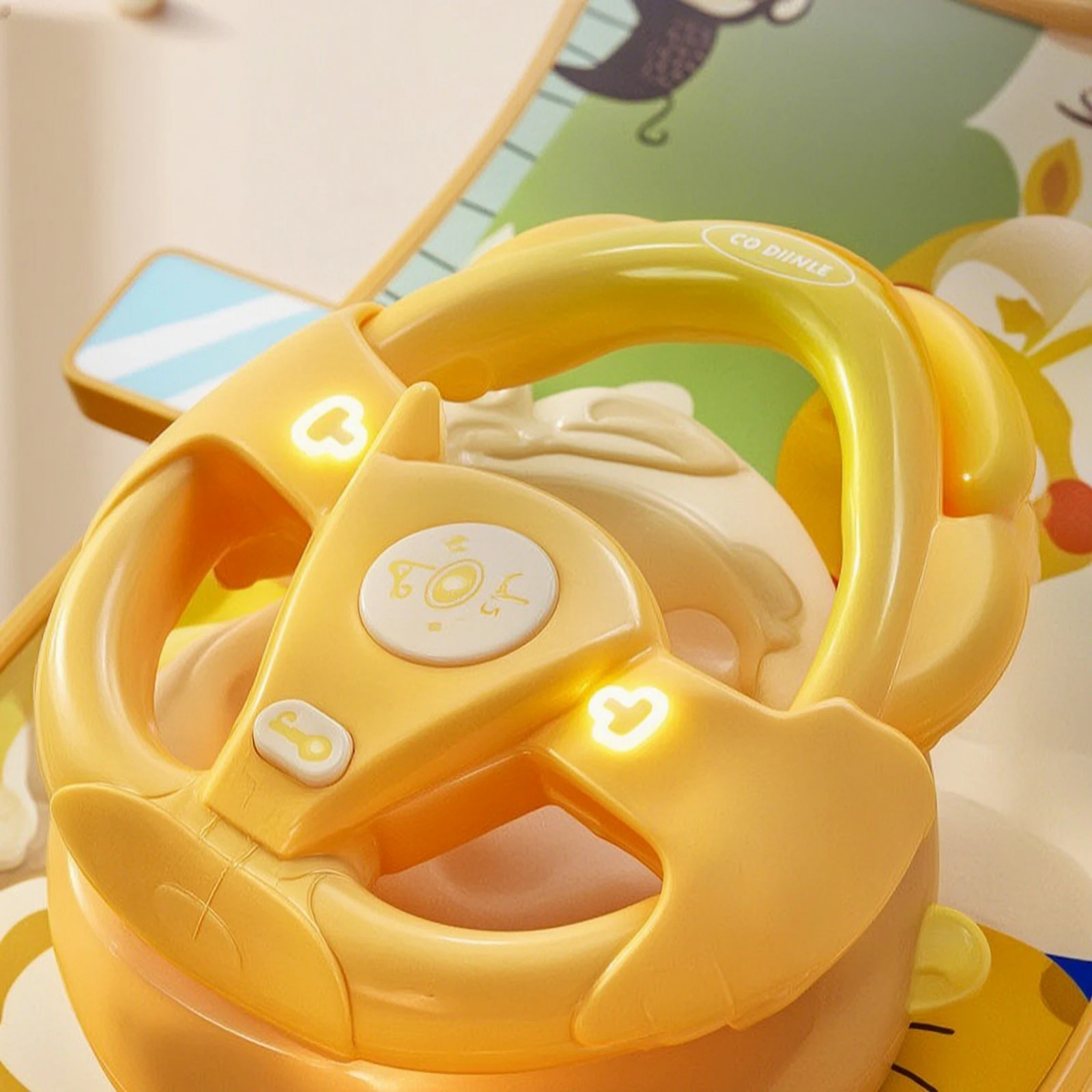 

Car Seat Toy with Hanging Toys Compact Car Seat Toy with Mirror Hanging Activity Board Sensory Soft for Babies, Road Trips