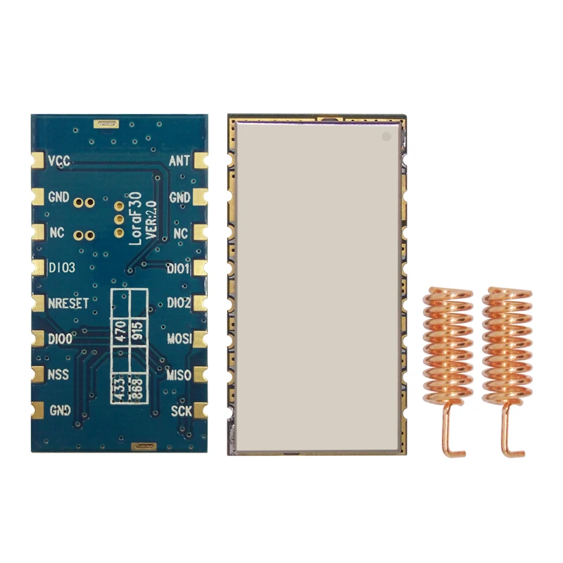 4pcs/lot Lora1276F30 - 500mW 915MHz / 868MHz LoRa Module | High sensitivity (-139dBm) sx1276 RF transceiver