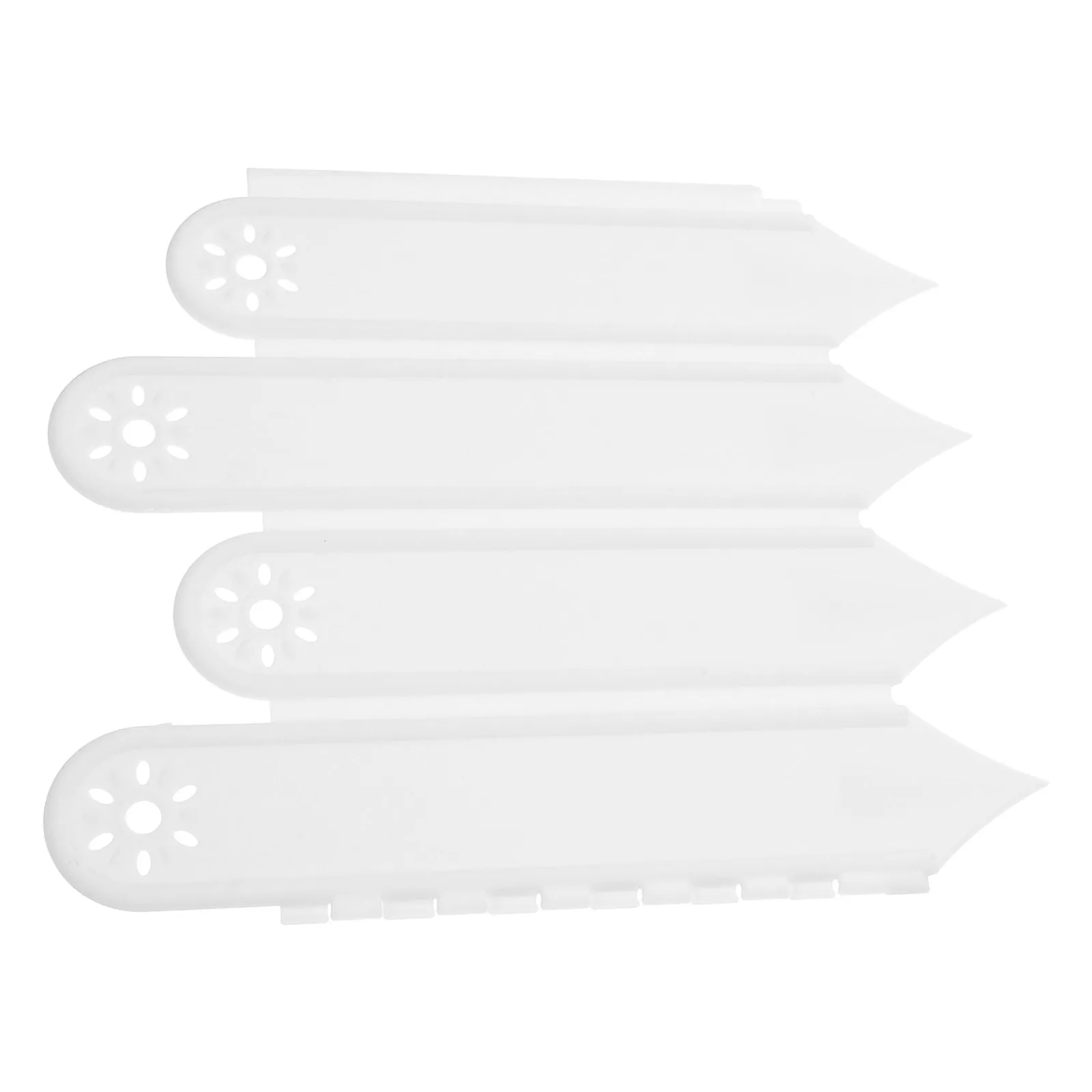 

1pc Outdoor Fence Panels White Pp Garden Fence For Lawn Edging Flower Bed Border Landscaping Picket Fencing Yard Decor