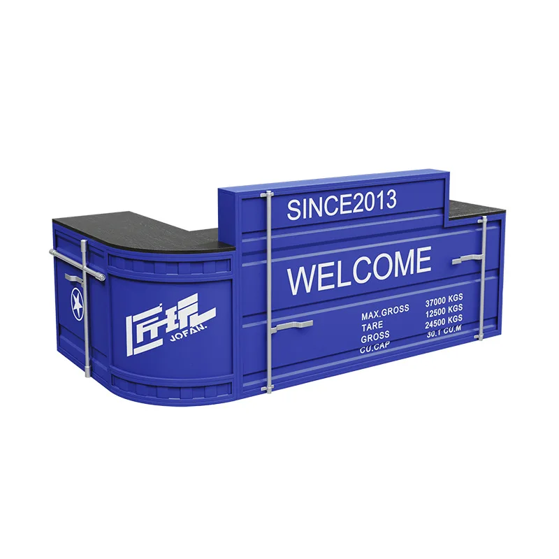 

Bar checkout page shop small restaurant wrought iron counter retro industrial style barbecue shop reception desk