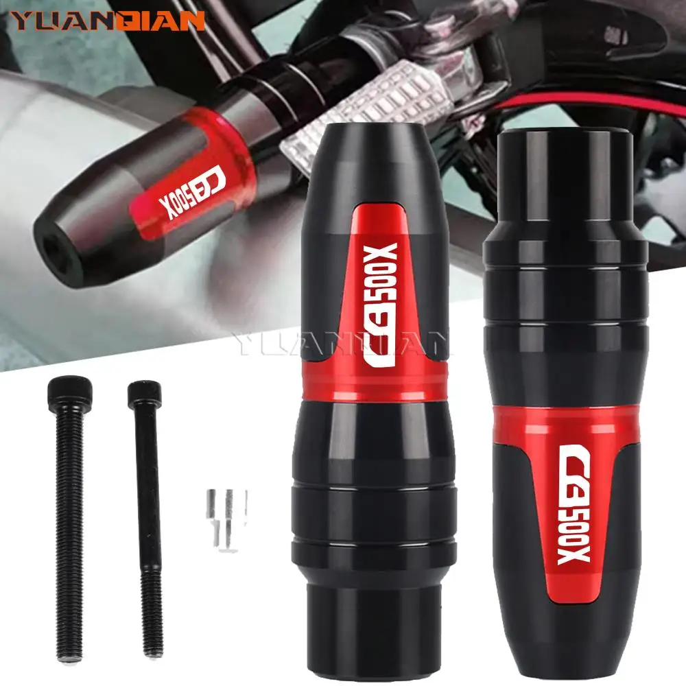 

CB500X Motorcycle Exhaust Crash Guard For HONDA CB500 X CB 500X 2013-2024 2023 2022 Frame Sliders Engine Falling Protection Pad