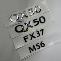3D ABS Car Styling Car Trunk Emblem  for Infiniti FX35 Q50 Q30 FX37 QX50 QX60 QX70 G35 G37