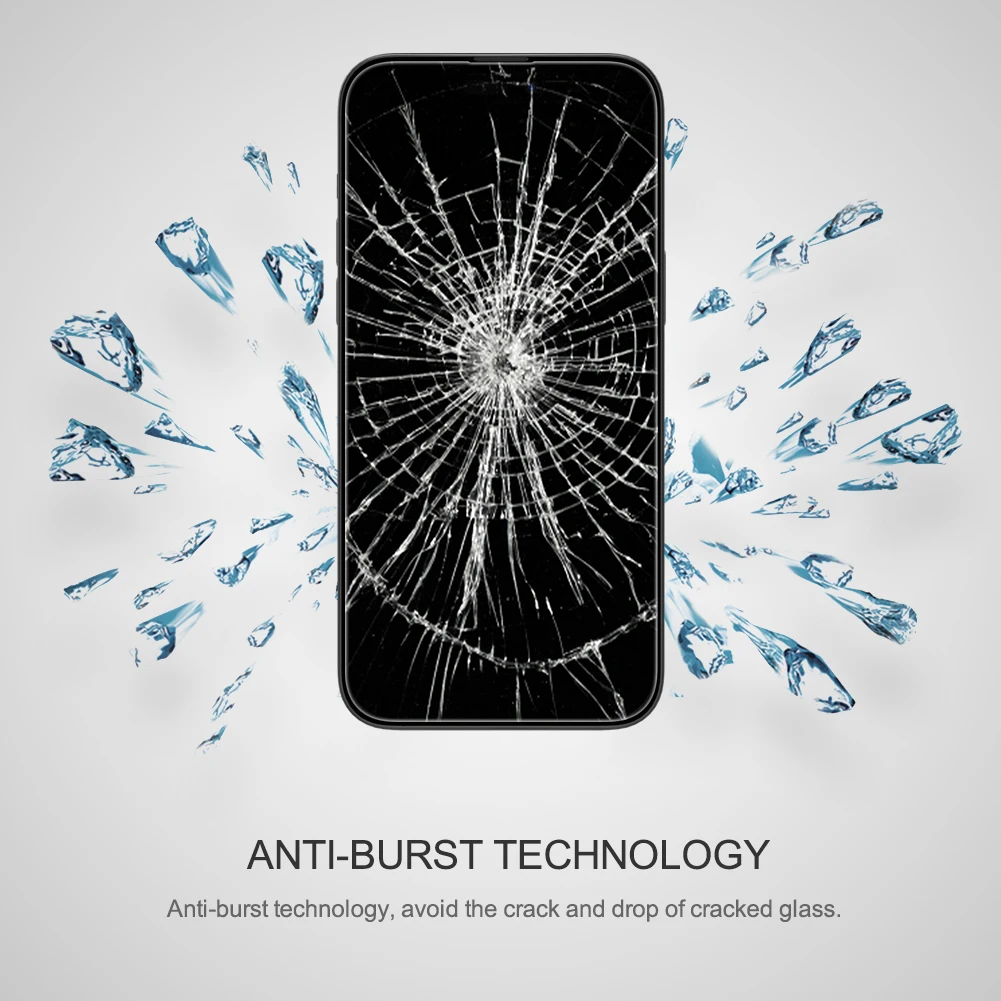 Screen Protector For Apple iPhone 14 Pro Max / Plus Nillkin Full Coverage Anti-Explosion Complete Covering Tempered Glass Film
