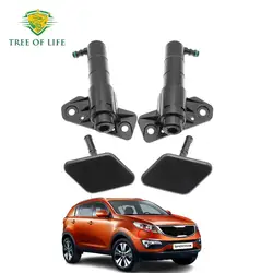 For KIA Sportage 3 2010 2011 2012 2013 2014 Car LH&RH Front Headlight Washer Nozzle Headlamp Cleaning Spray Pump Cylinder