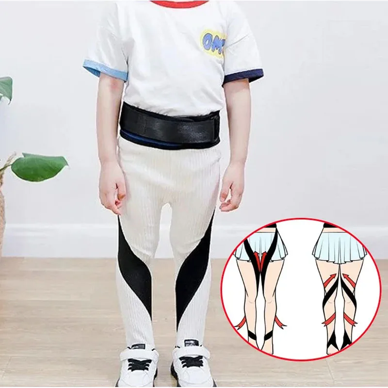 1 Set Children\'s O/X Legs Type Correction Belts Legs Posture Corrector Band Bandage Recovery Corrector Lightweight Straighten