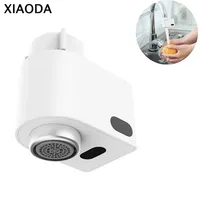 Xiaoda Automatic Water Saver Tap Smart Sensor Faucet Infrared Anti-overflow Kitchen Bathroom Inductive Nozzle Saving Device