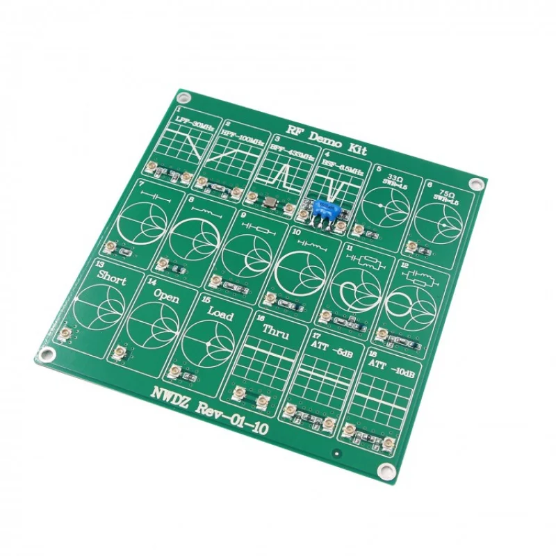 Décent brage de l'analyseur d'antenne de démonstration radio NanoVNA, kit de démonstration RF