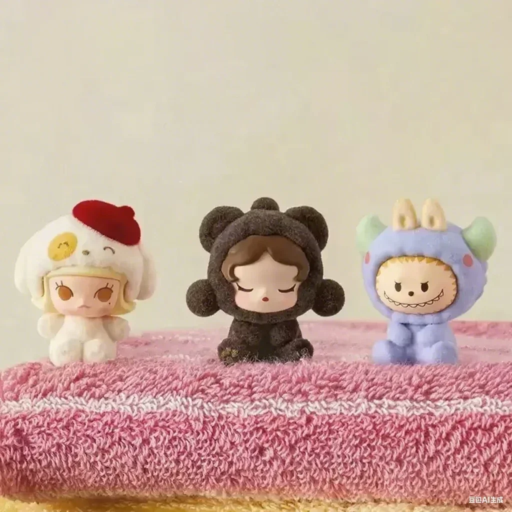 POP MART BEAN Pajamas Drag Series Blind Box Guess Bag Mystery Box Toys Doll Cute Figure Desktop Ornaments Girl Gift Collection
