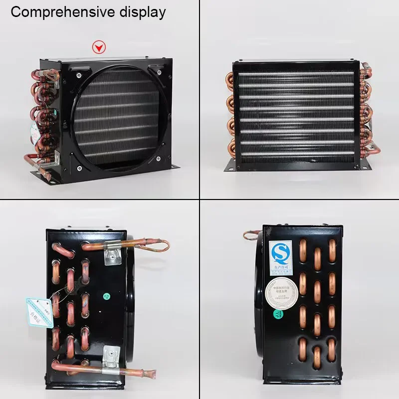 

A 2/8Hp Evaporator Keweili Condenser Copper Tube Aluminum Fin Square Radiator Heat Exchanger Cold Heat Exchanger