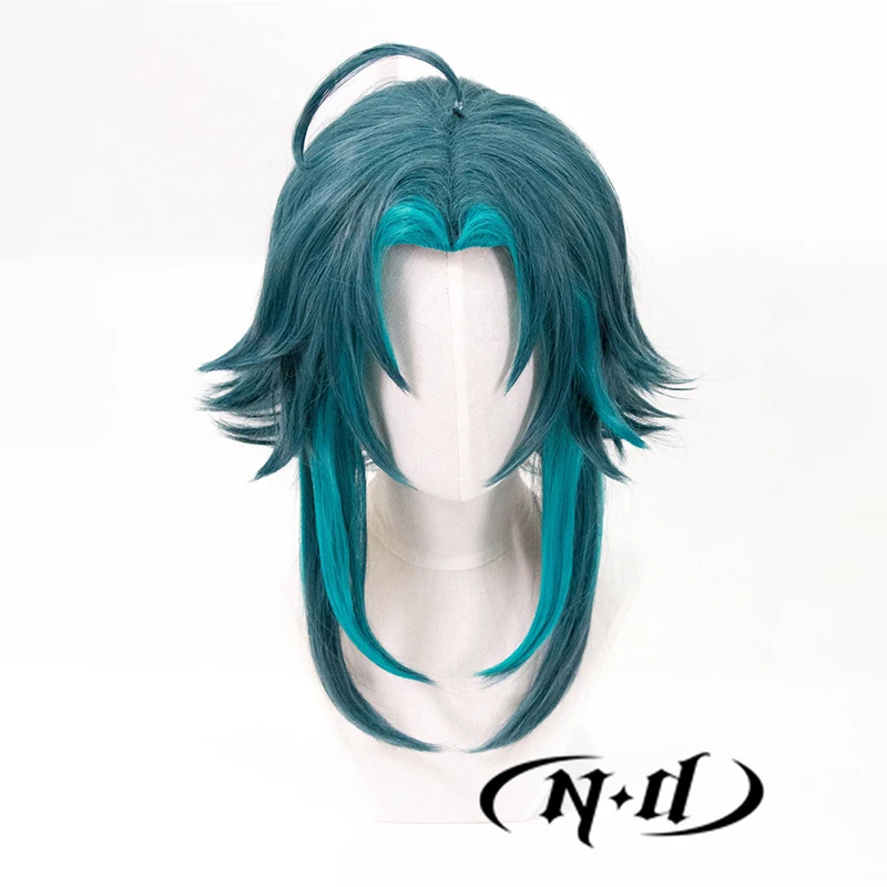 Parrucche Cosplay ND Xiao Parrucchino Genshin Impact Parrucche per capelli Cosplay per Comic Con Coser Costume Festa a tema Sintetico resistente al calore