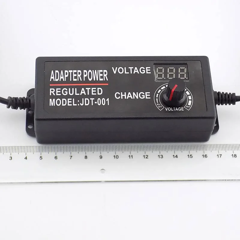 AC 100-220V to DC 3-12V 5A Adjustable Power Adapter CCTV Camera Power Supply for Led Strip Light Display Screen Charger L1