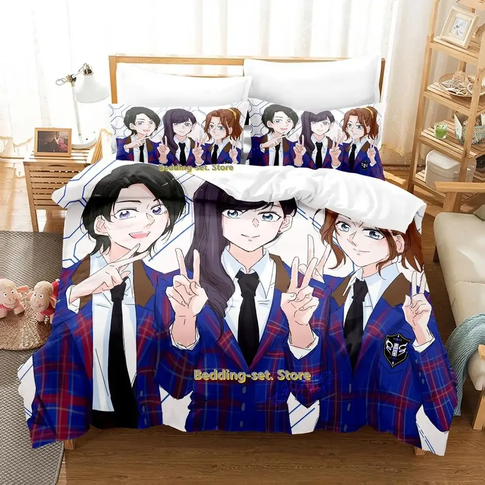 2023 Shoujo Kageki Revue Starlight Bedding Set Cartoon Anime three-piece set Adult Kid Bedroom Duvetcover Sets 3D Kawaii Girl