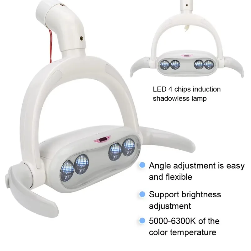 An Adjustable Dental LED Cold Light Dental Chair Operates An Oral (22 Mm) Dental Sensor Light