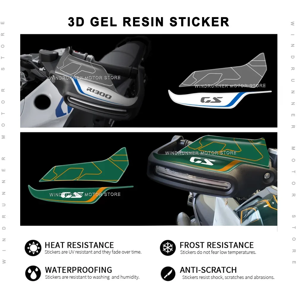 ​For R1300GS, Trophy R 1300GS, 2022 2023 2024 2025 Waterproof Handguard Sticker, Decal , Accessories