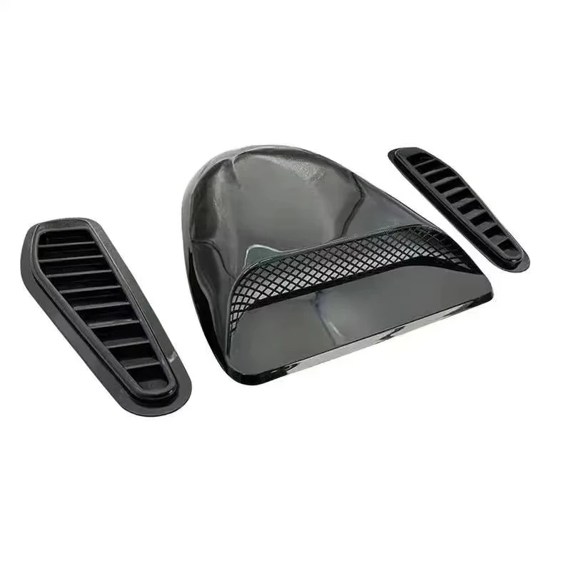 Car Hood Scoop Decorative Cover Universal Auto Airflow Tuning Bonnet Vent Sticker Modification Accessory