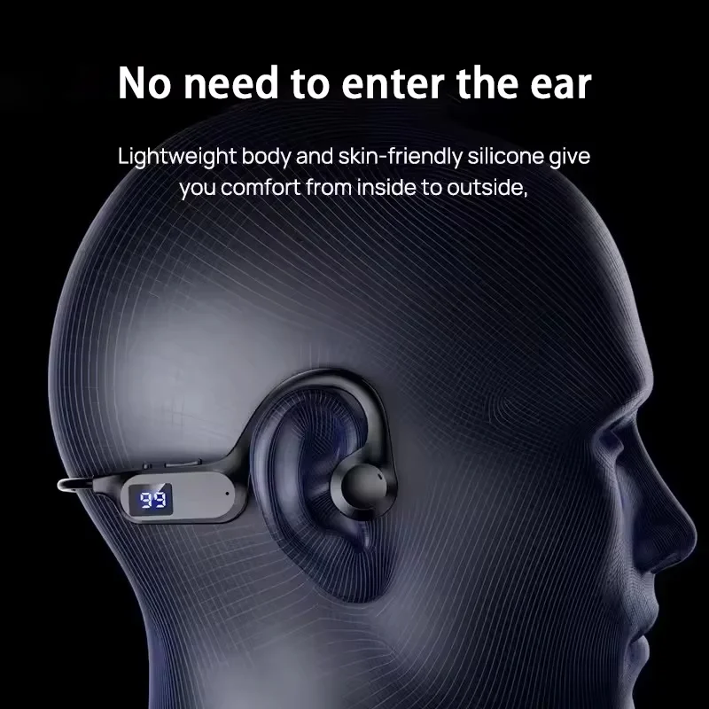 2026NEW سماعة لاسلكية توصيل العظام الرياضة السباحة بلوتوث متوافق سماعات حر اليدين مع هيئة التصنيع العسكري لسماعات الأذن X7 الرياضية #3