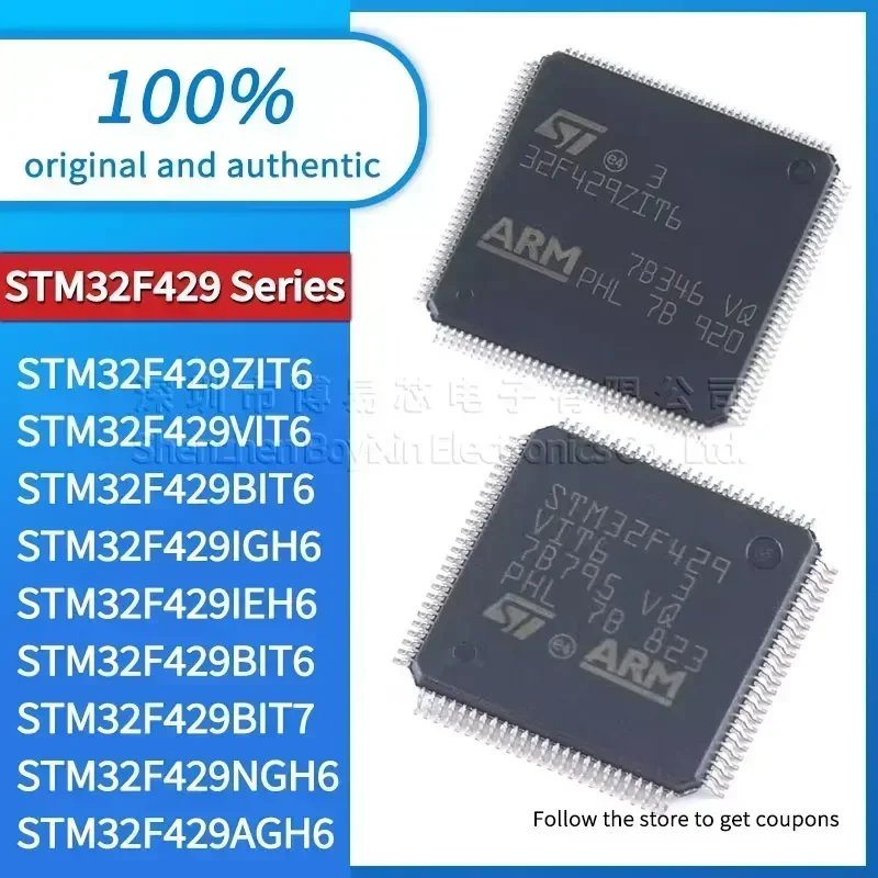

STM32F429BIT7 STM32F429BIT6 STM32F429IEH6 STM32F429IGH6 STM32F429NGH6 high quality STM32F429VIT6 STM32F429ZIT6 STM32F429AGH6