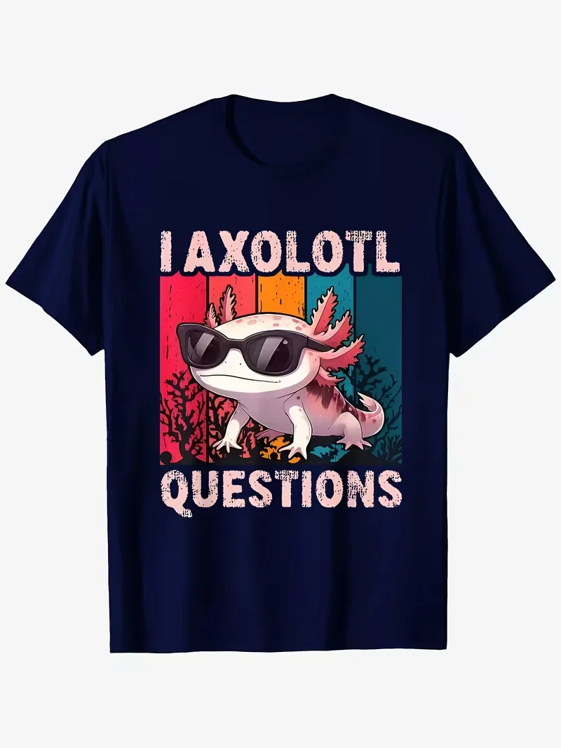 Retro Patterned T-Shirts for Boys and Girls - Fun and Casual Short-Sleeve Tops with A Round Neck Design, Perfect for Summer