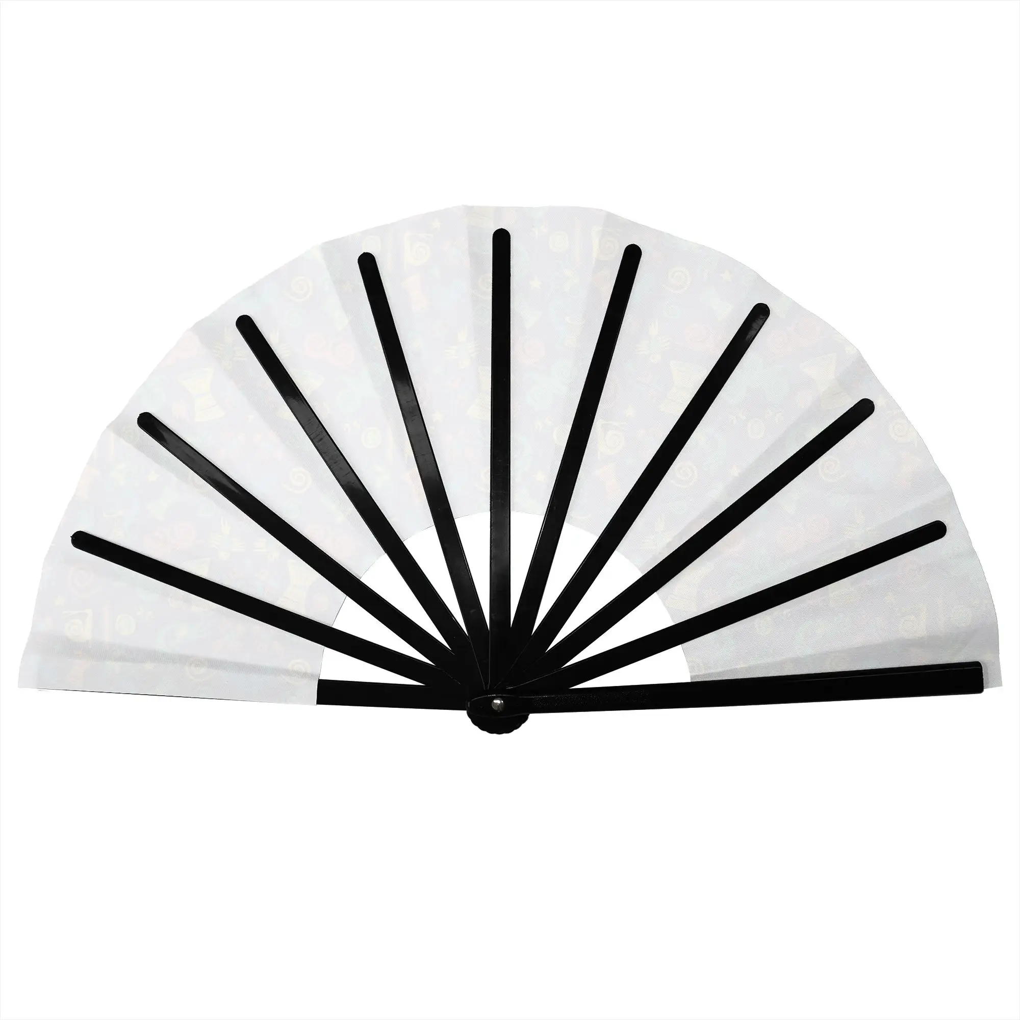 African Ethnic Style Pattern Traditional Folding Fan Chinese Style Pattern High-Quality Fans Gift  Exquisite Decorative Hand Fan