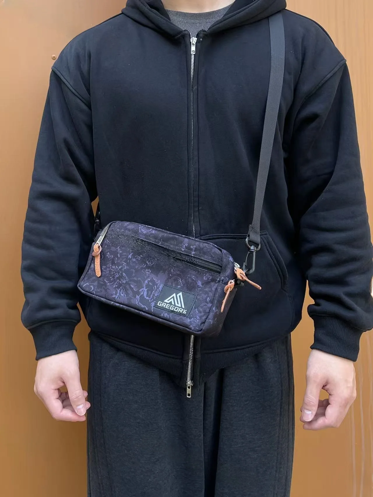 Bolso cruzado informal de tela Oxford para hombre, bolso cuadrado pequeño de estilo Hong Kong, resistente al agua, duradero, ...