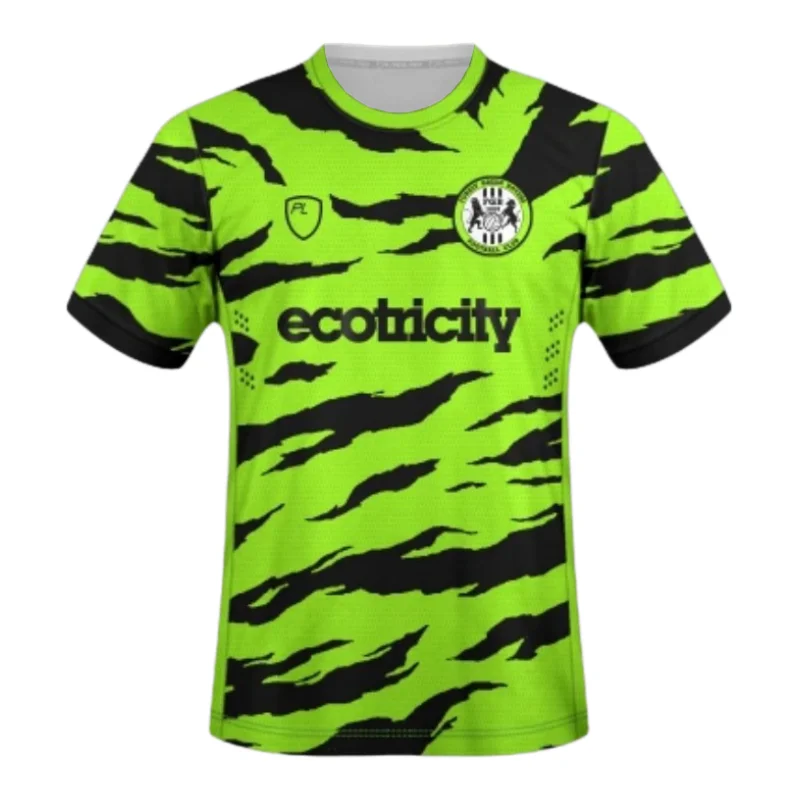 

Футбольная футболка Forest Green Rovers 21-22, домашняя форма, с 3D-принтом, для взрослых и детей, спортивная футболка, семейная, летняя, быстросохнущая, мягкая, легкая