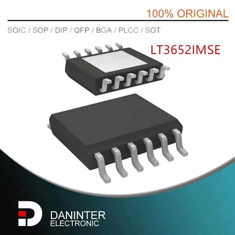 新しいlt3652emse-pbf-lt3652-3652-lt3652imse-hmsop12-5ピース-ロット