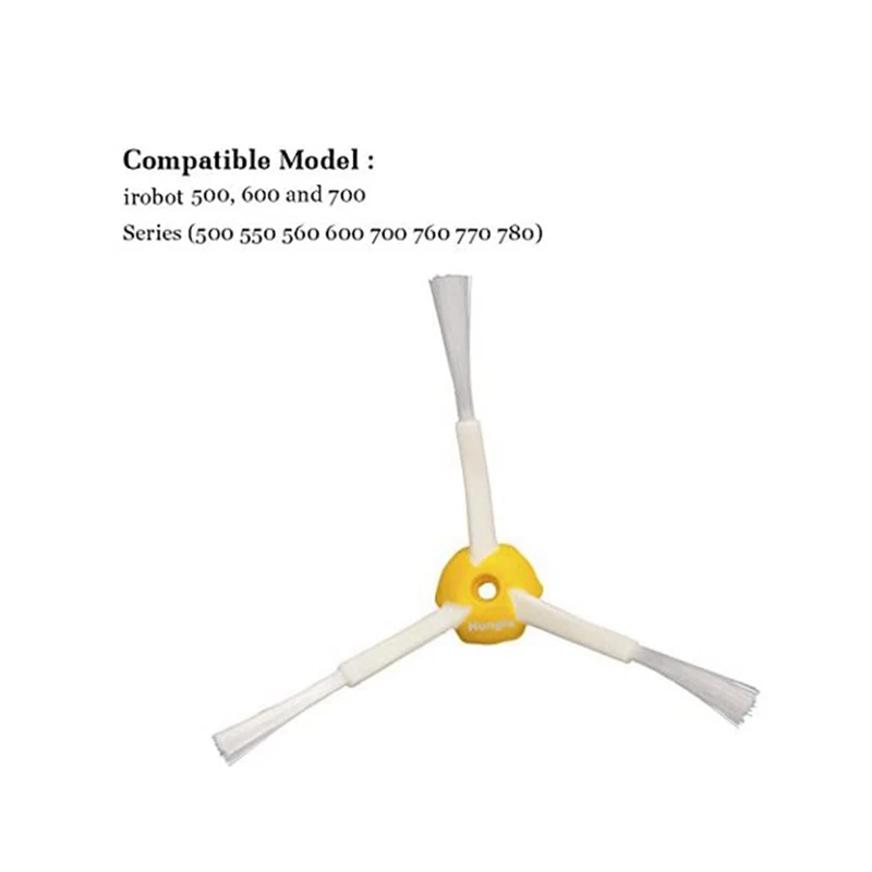 แปรงปัดด้านข้างอะไหล่สำหรับหุ่นยนต์ I-Roomba 500 600 700ชุดอะไหล่สำหรับเครื่องดูดฝุ่น Roomba