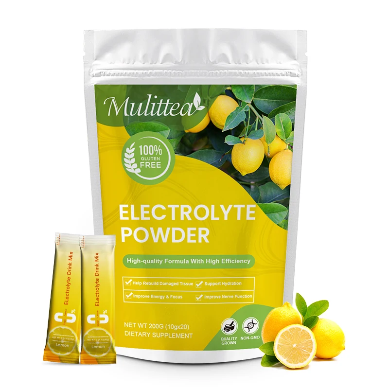 Mulittea Electrolyte for Running, Leg Cramp Relief, Sports Recovery Exercise & Energy Essential Salt Gym Energy Supplement