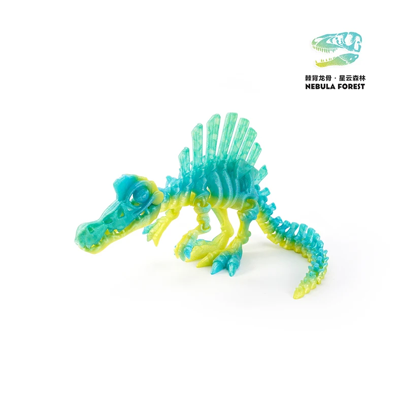 3D-Gedrucktes Rückengriff-Drachen-Ornament Dinosaurier-Serie Lustiges Ornament Handgefertigtes Skelett-Simulations-Ornament – Detail 5