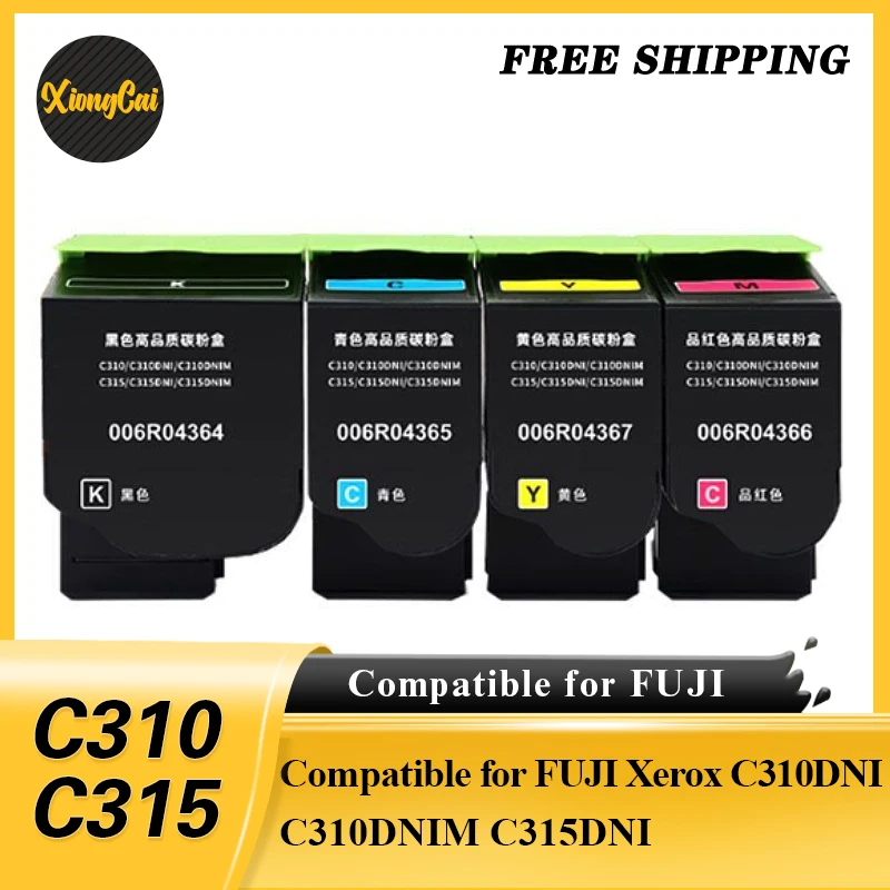 

3K 2K 006R04360 006R04361 006R04362 006R04363 C310 C315 Тонер-картридж, совместимый для FUJI Xerox C310DNI C310DNIM C315DNI