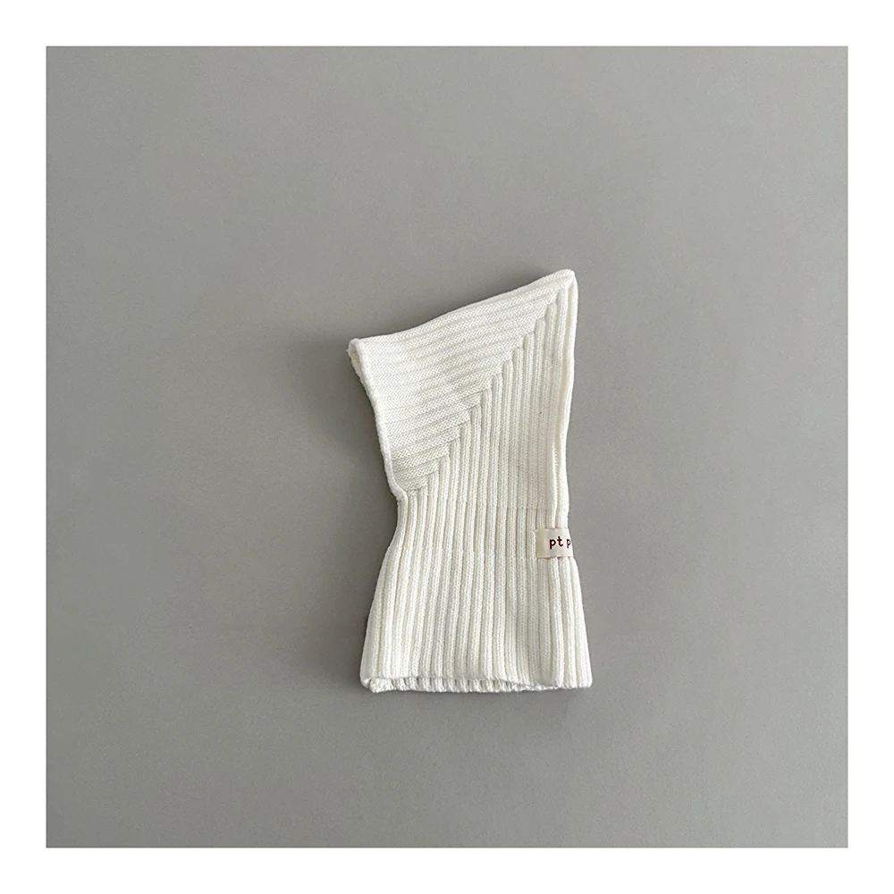 MILANCEL Baby-Strickschal mit Kapuze, warm, einfarbig, einteiliger Schal und Mützen für Kleinkinder, Kinderzubehör – Detail 28