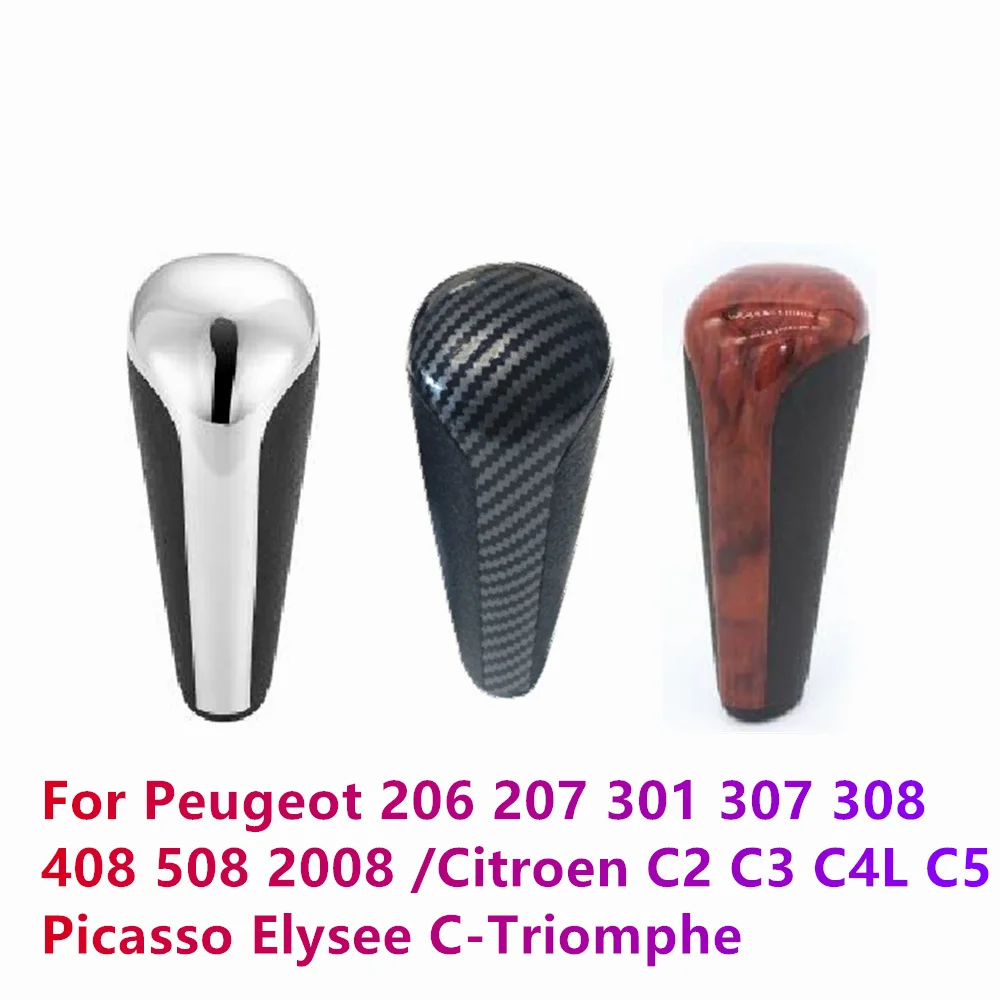

Для Peugeot 206 207 301 307 308 408 508 2008 Citroen C2 C3 C4L C5 Picasso Elysee Автомобильная ручка переключения передач Автомобильный аксессуар